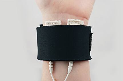 Image Wearing Wrist Electrodes
